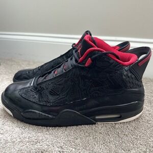 Jordan TWO Trey‎ Black Red Mens Sneakers Shoes Athletic Style